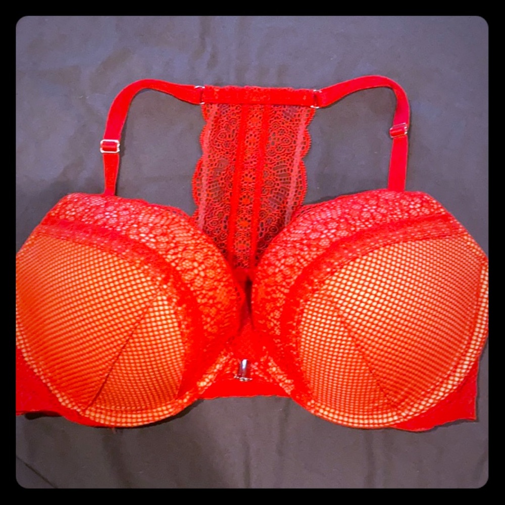 Red - Very Sexy - Victoria Secret Push-up Bra 36D